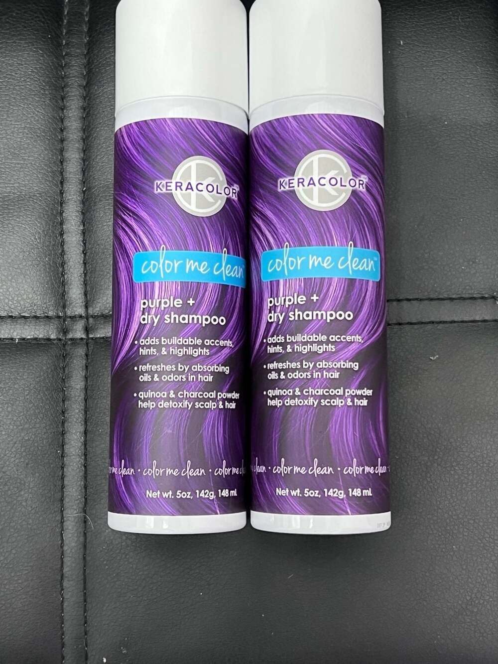 Pack of 2) Keracolor Color Me Clean Dry Shampoo Purple 5oz/ Hot Deal!